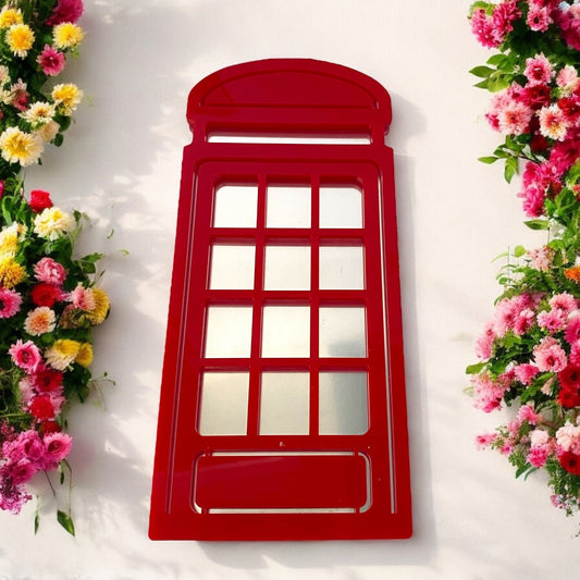 Telephone Box Garden Mirror