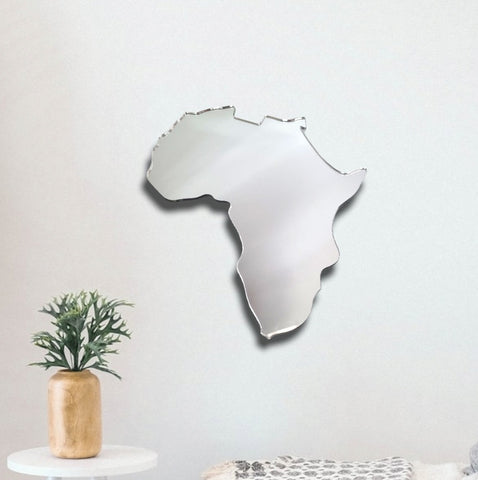 Africa Map Acrylic Mirror