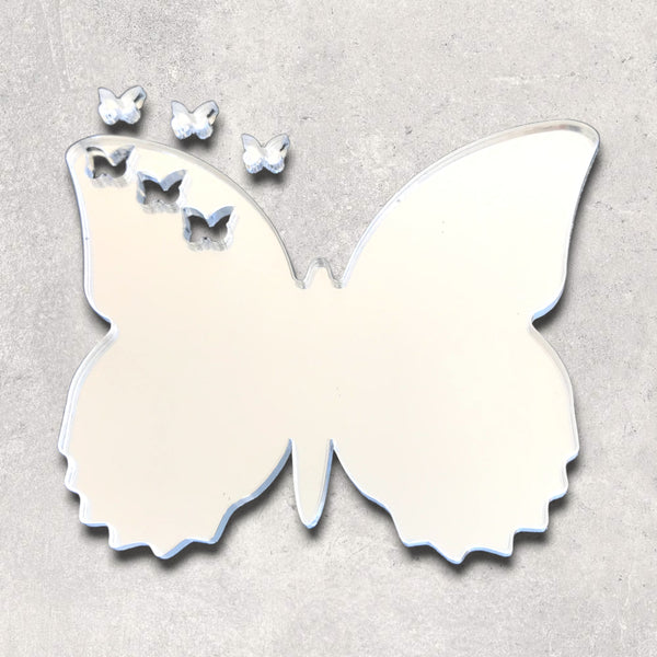 Frilly Butterflies out of Butterfly Acrylic Mirror