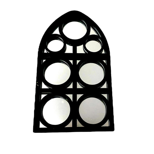 Gothic Arch Circles Framed Garden Mirror