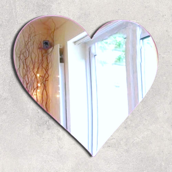 Heart Shaped Mirror Acrylic Mirror
