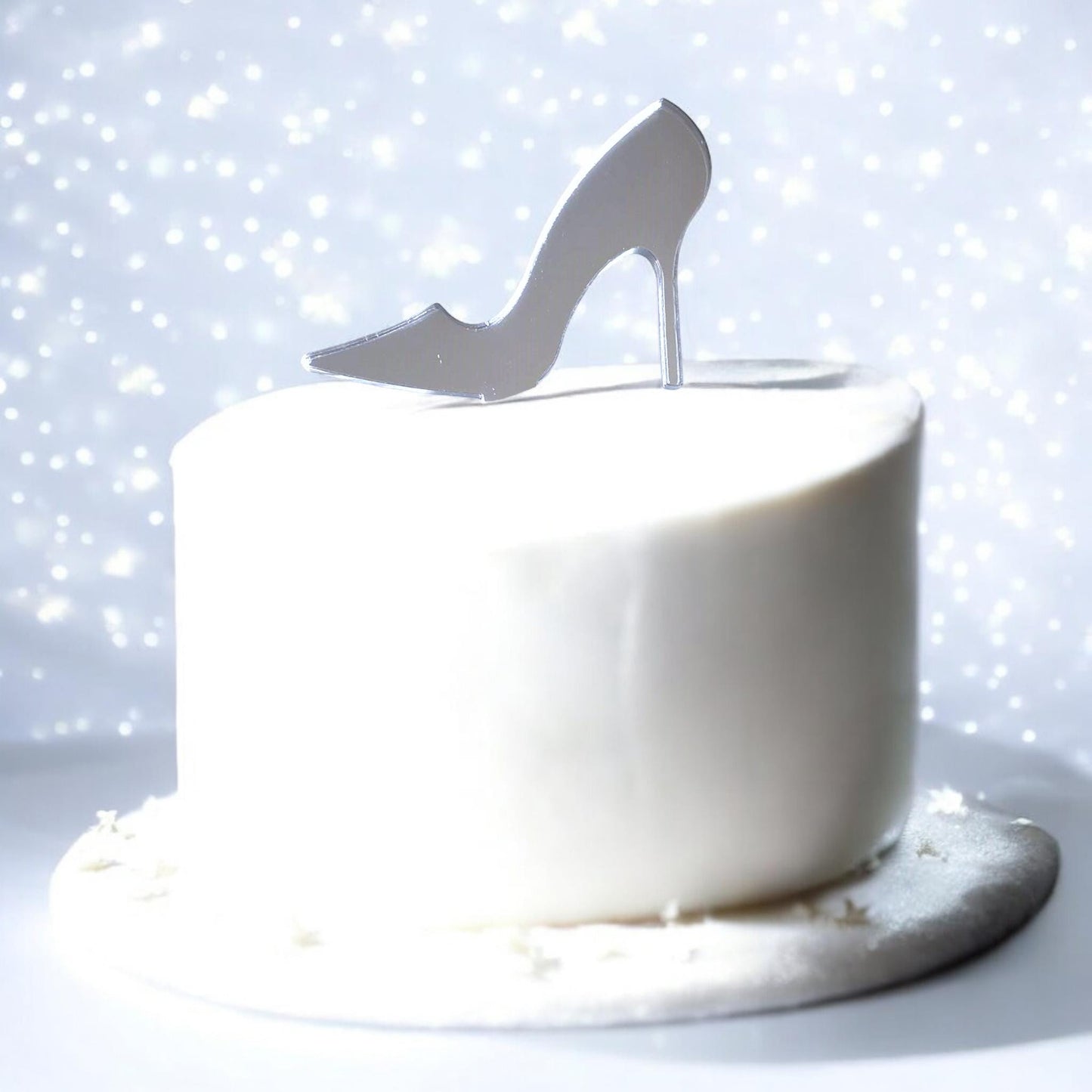 Ladies High Heel Slipper Shoe Cake Toppers