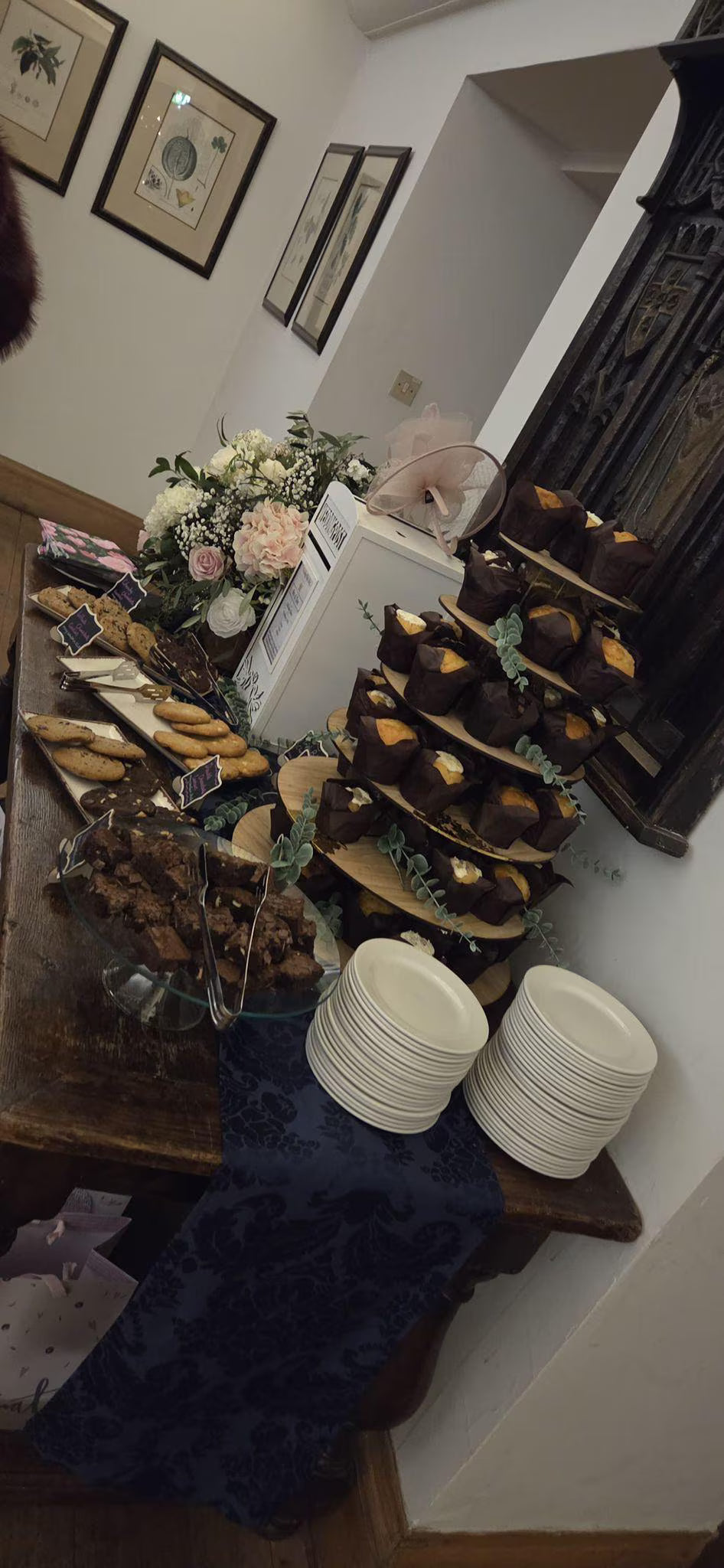 Multi Tier Wood Cake Stand: Wedding & Celebration Display