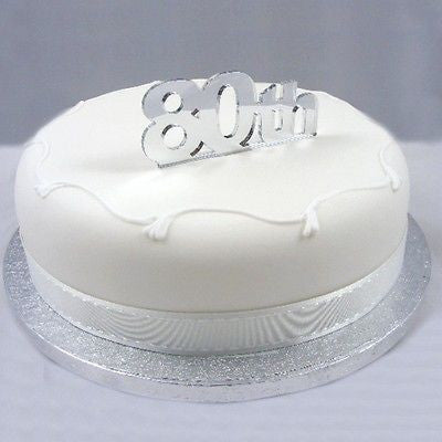 80th Birthday Cake Topper