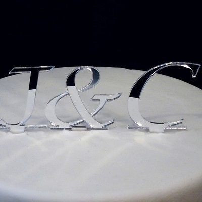 Personalised Initials Wedding Cake Toppers