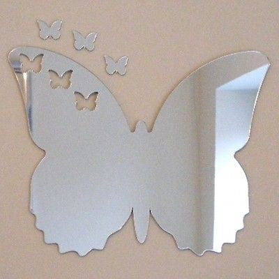 Frilly Butterflies out of Butterfly Acrylic Mirror