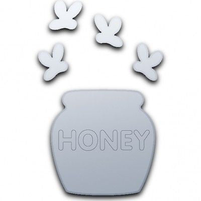 Honey Pot & Bees Acrylic Mirror