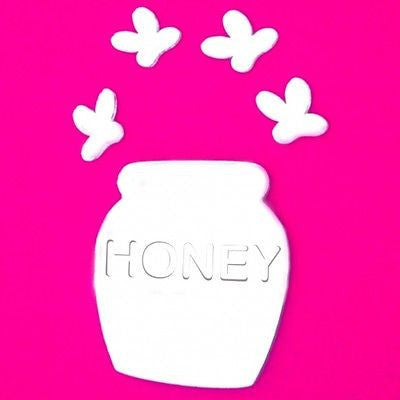 Honey Pot & Bees Acrylic Mirror