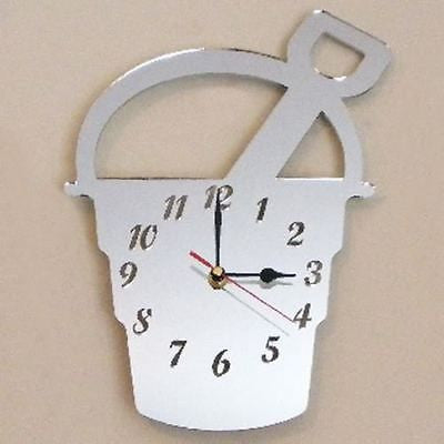 Bucket & Spade Shaped Clocks - Many Colour Choices