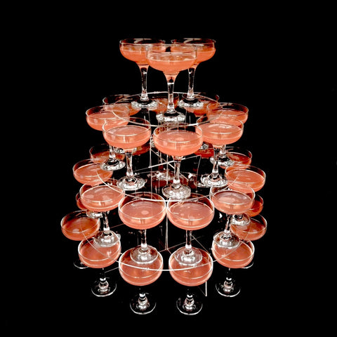 Cocktail Party Stands for Coupe glasses. Bespoke Designs Made