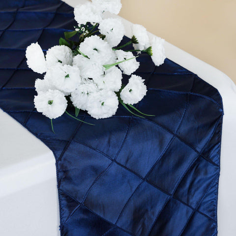 Navy Satin Smooth Table Runners
