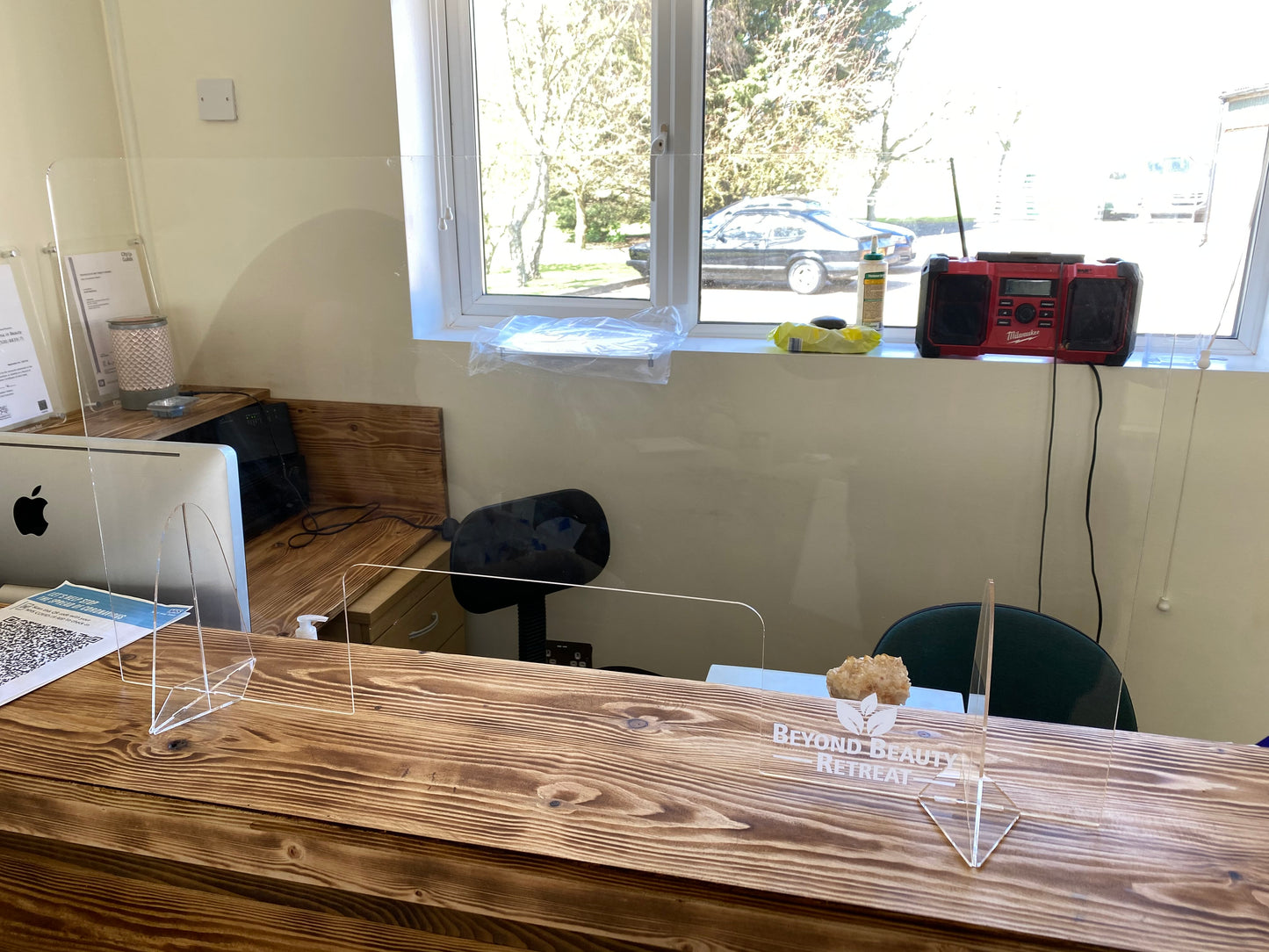 Sneeze Guard Counter Top Safety Screen