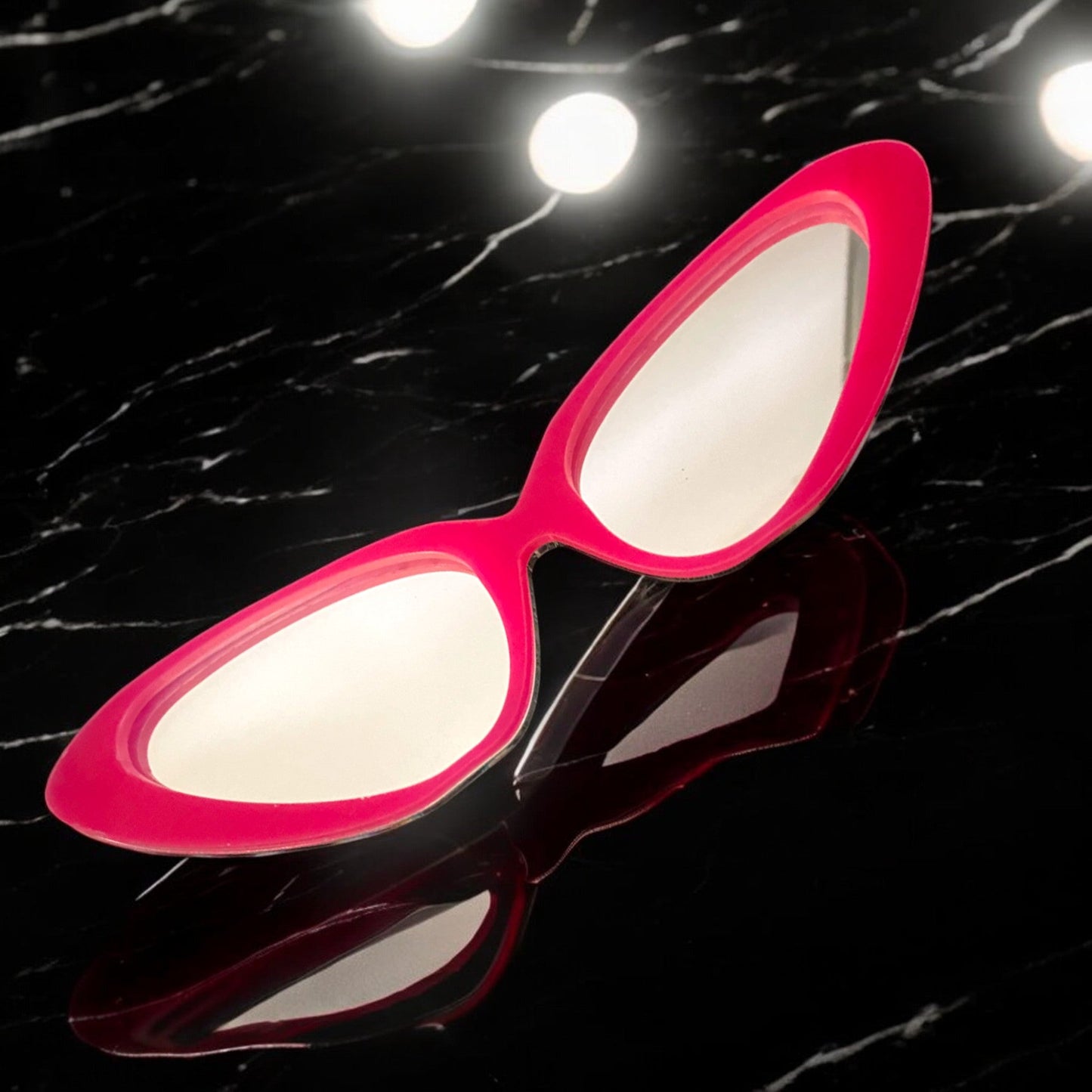 Retro Glasses Shaped Wall Mirrors