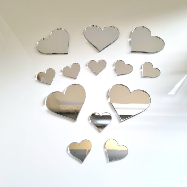 Hearts Crafting Sets Mirrored Small