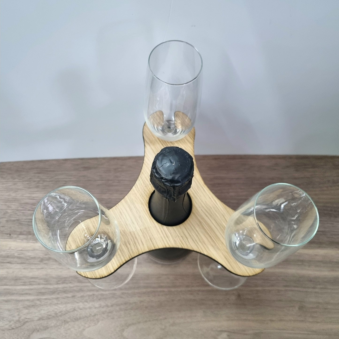 Wine Glass Holder for Wine & Champagne Style Bottles