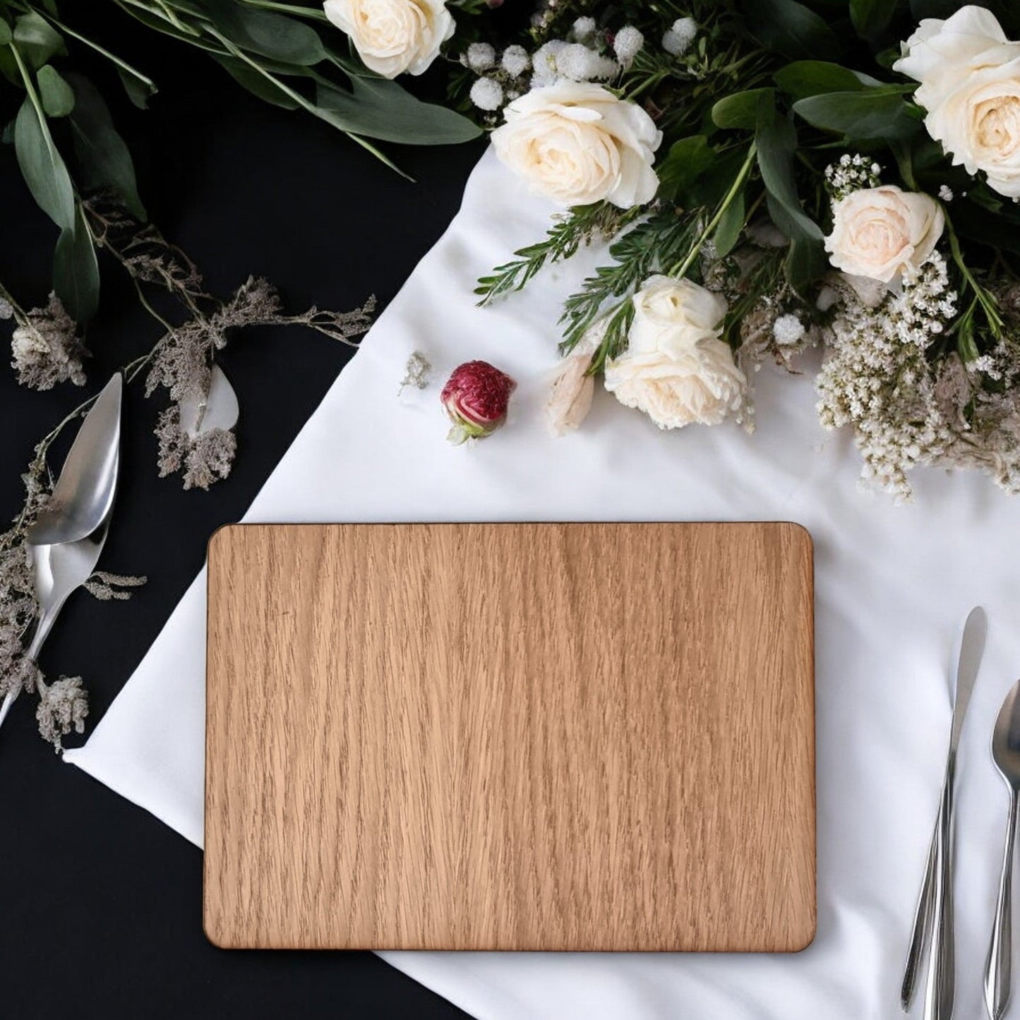 Rectangle Placemats & Coasters - Wooden Colours