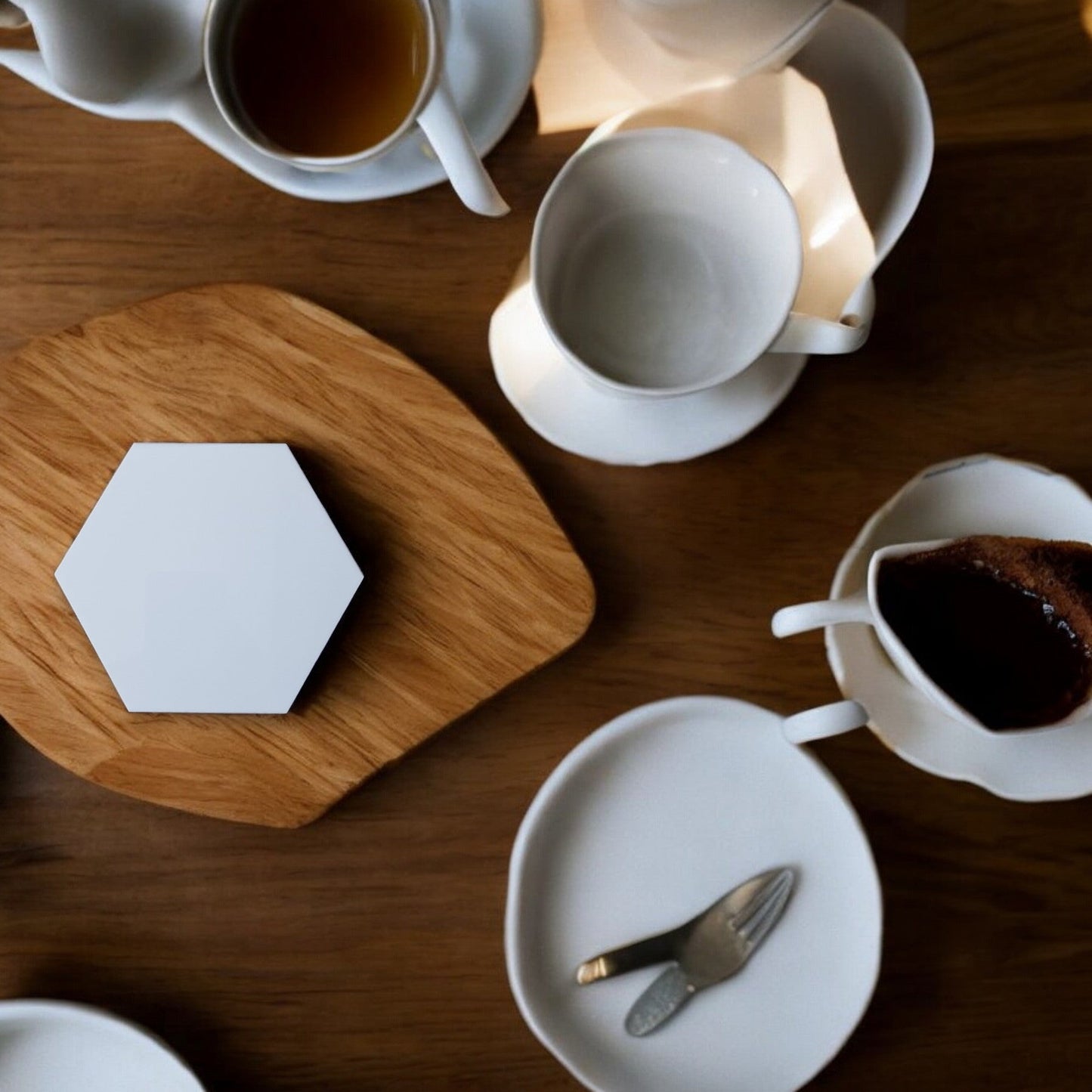 Hexagon Placemats & Coasters - Matt Colours