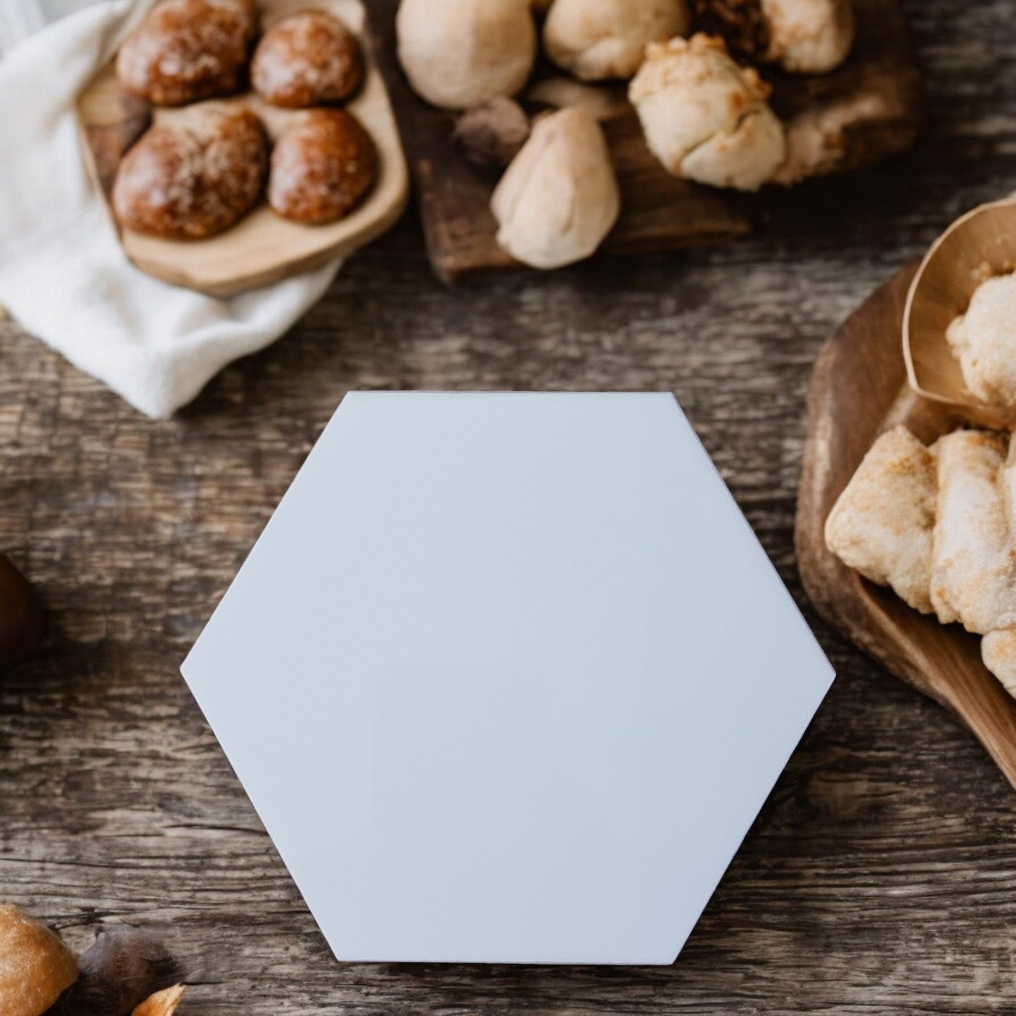 Hexagon Placemats & Coasters - Matt Colours