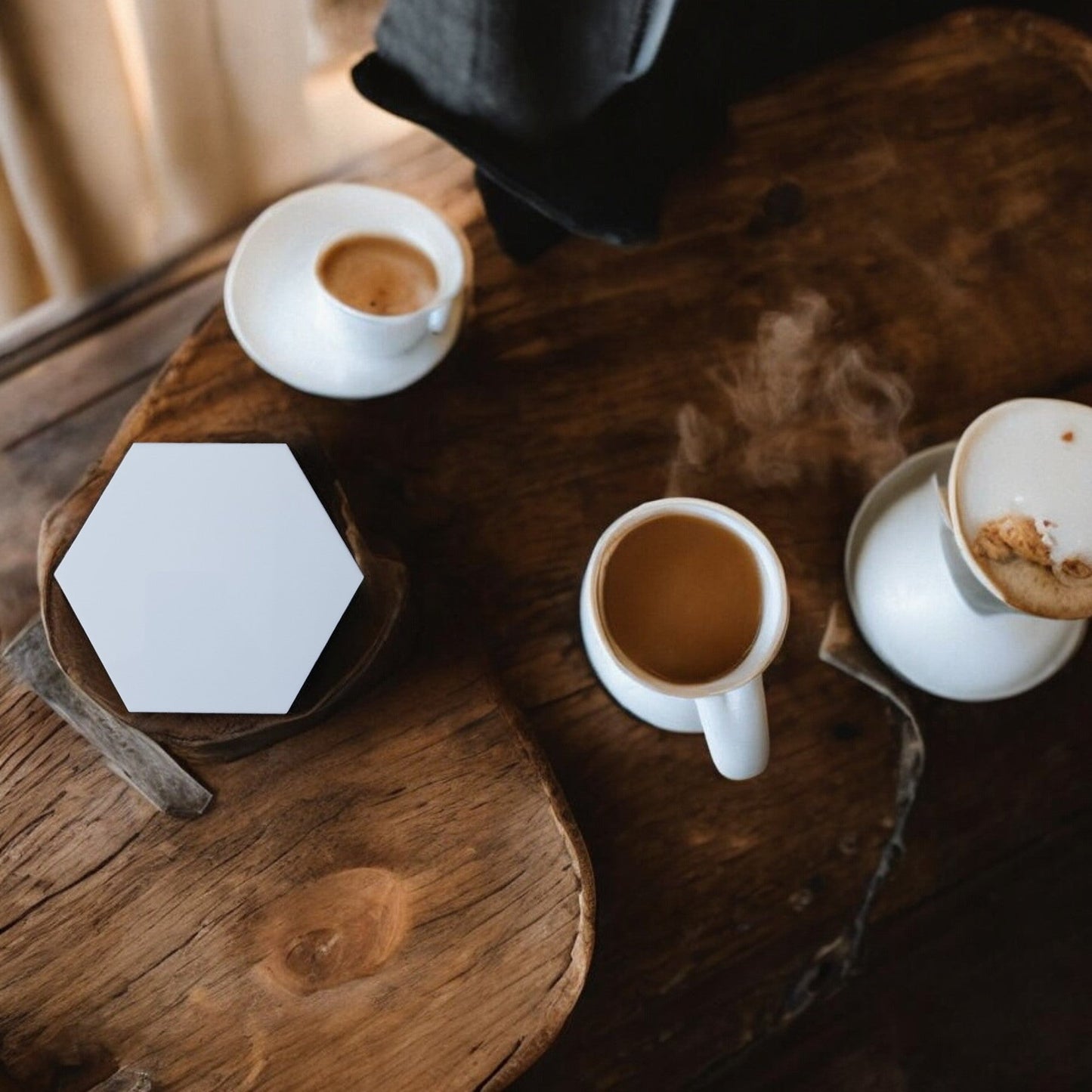 Hexagon Placemats & Coasters - Matt Colours