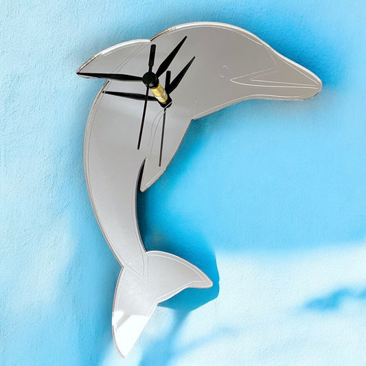 Etched Dolphin Clock