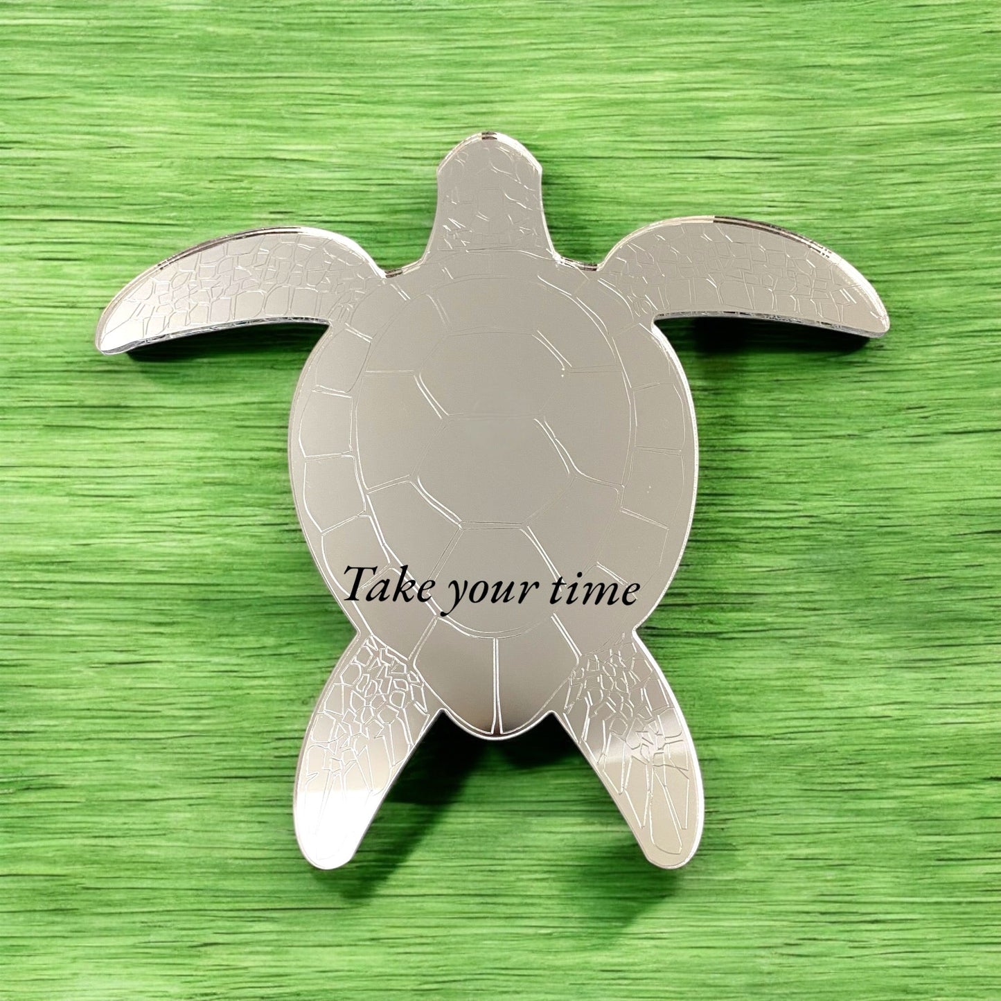 Etched Turtle Shaped Mirrors