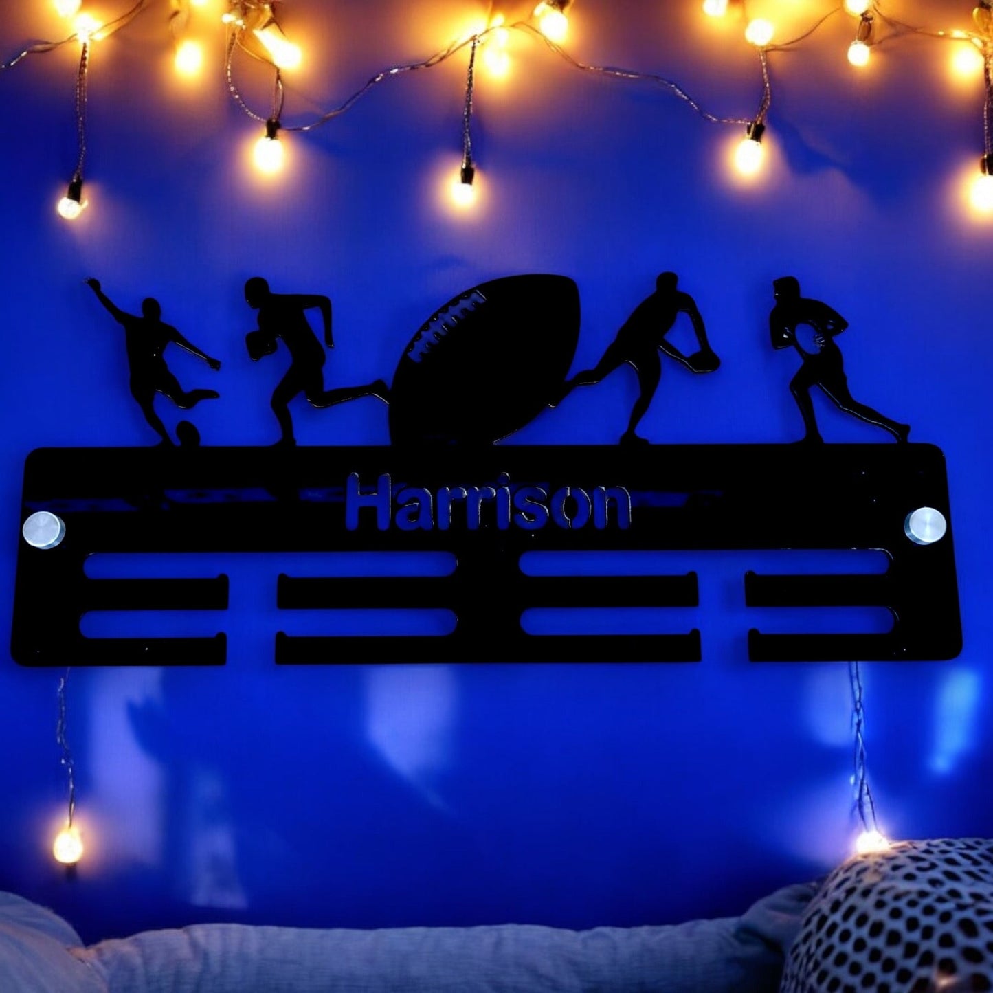 Rugby Style Medal Hanger