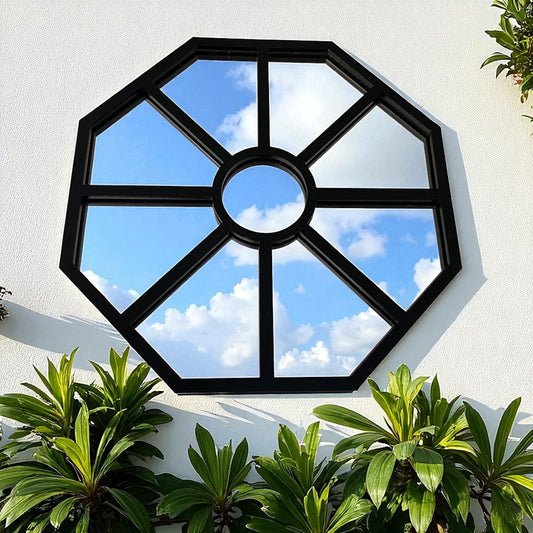 Octagonal Garden Mirror
