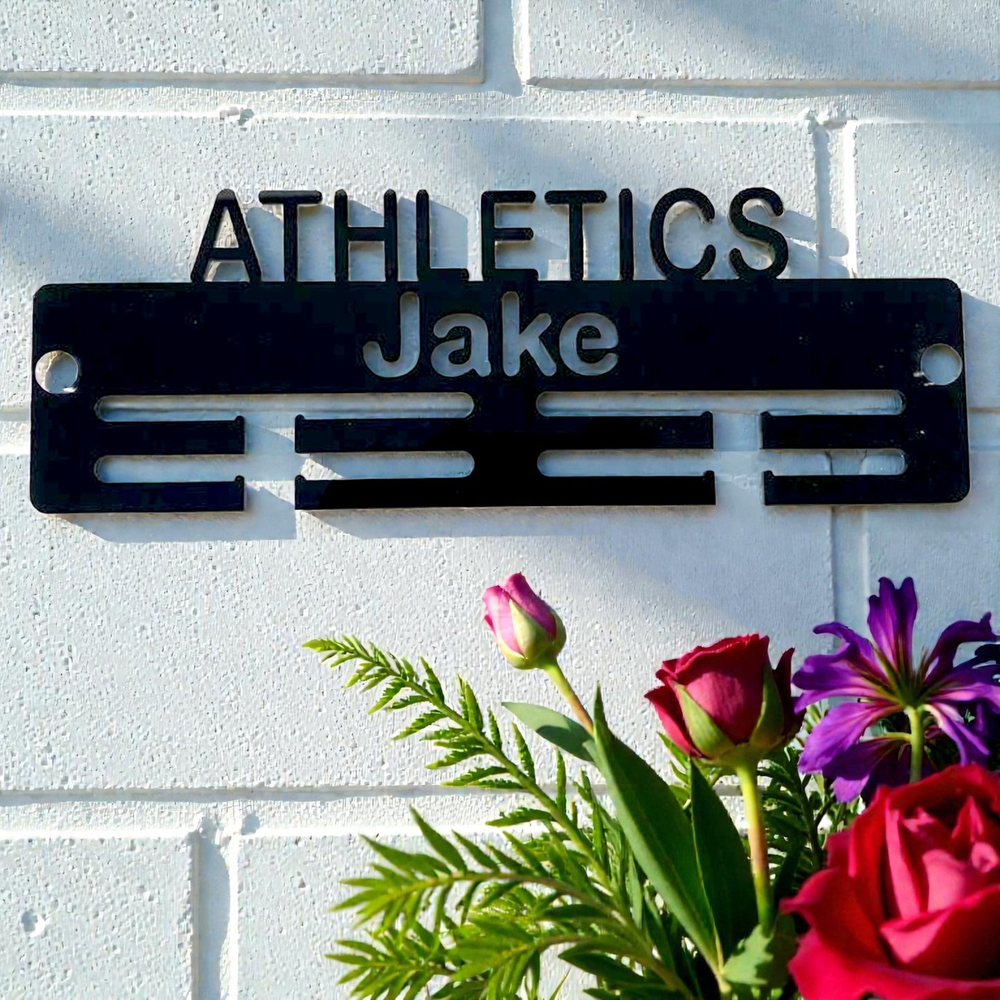 Athletics Medal Hanger - Acrylic Colours