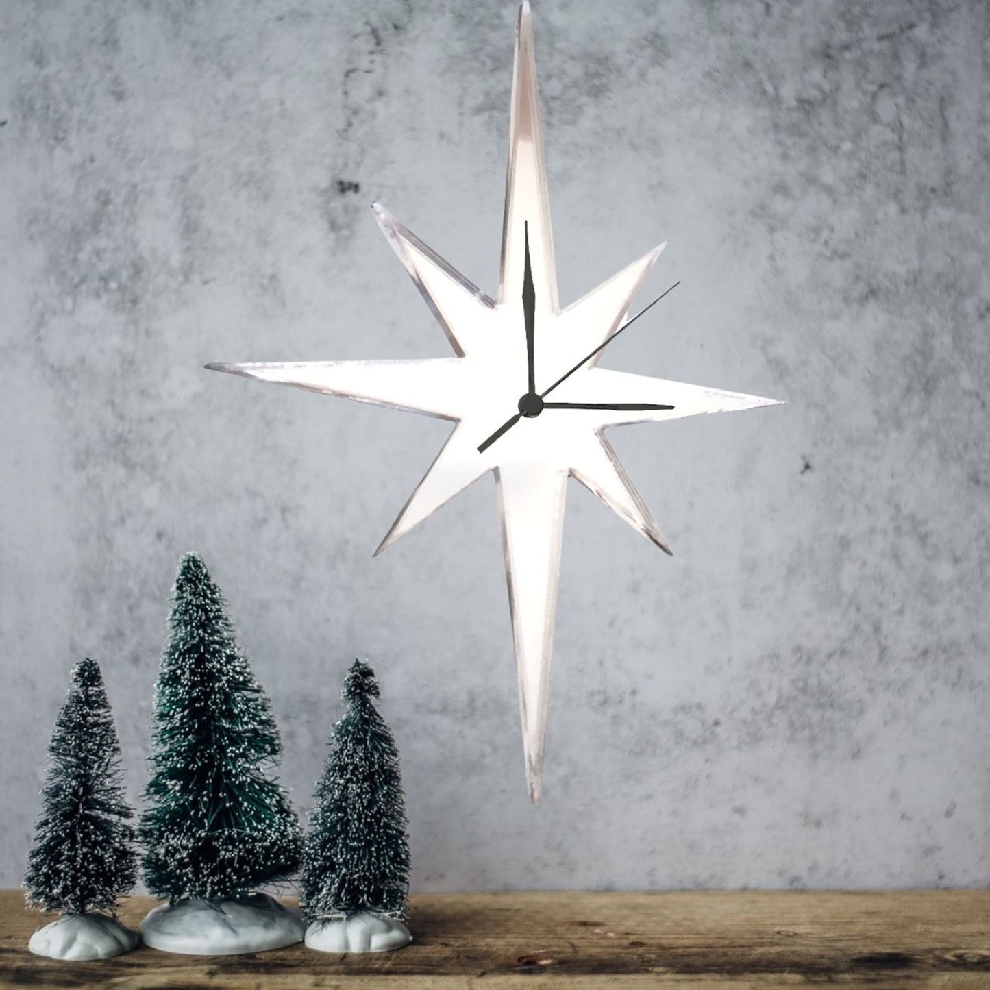 Christmas Star Clock