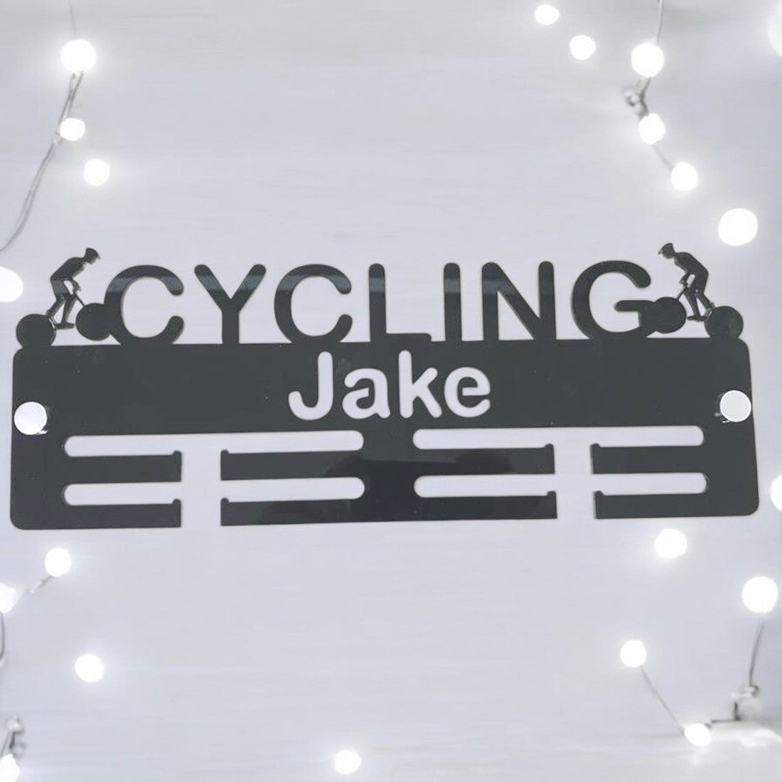 Cycling Medal Hanger - Gloss