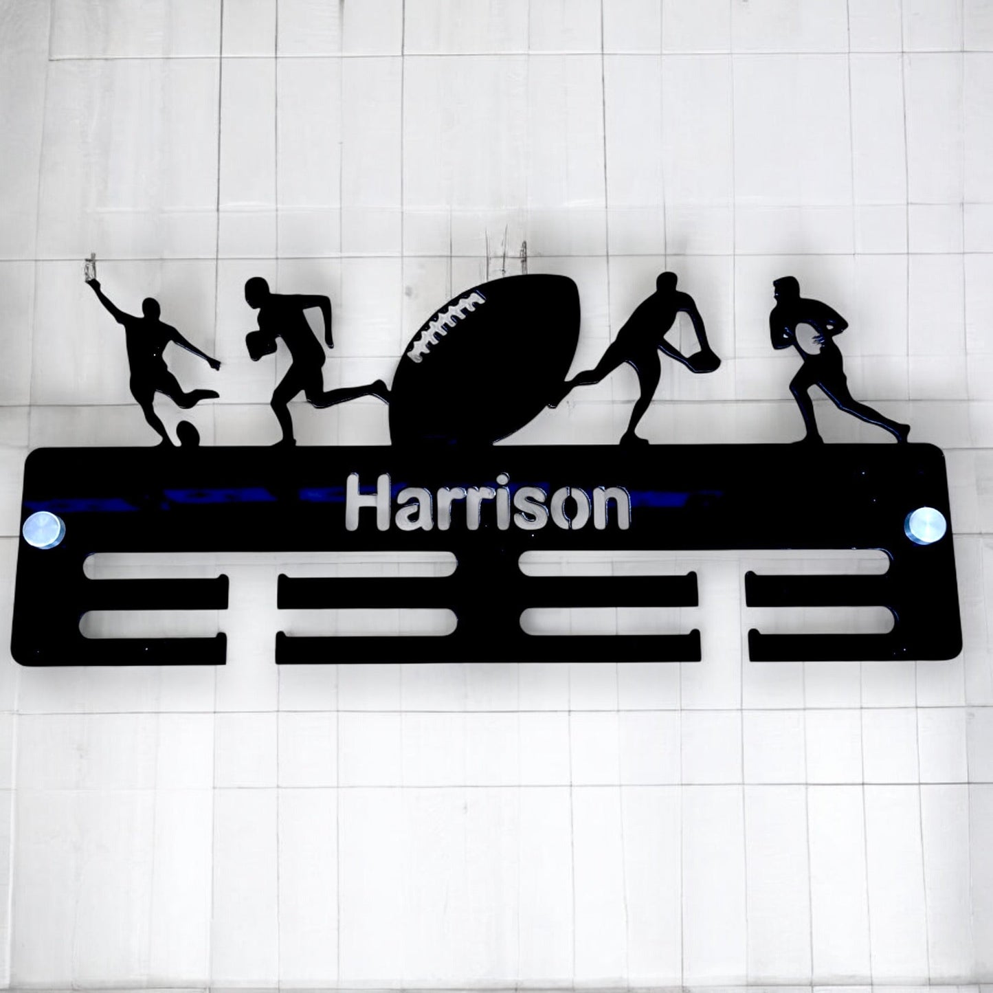Rugby Style Medal Hanger