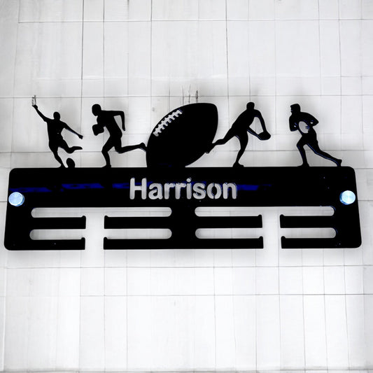 Rugby Style Medal Hanger