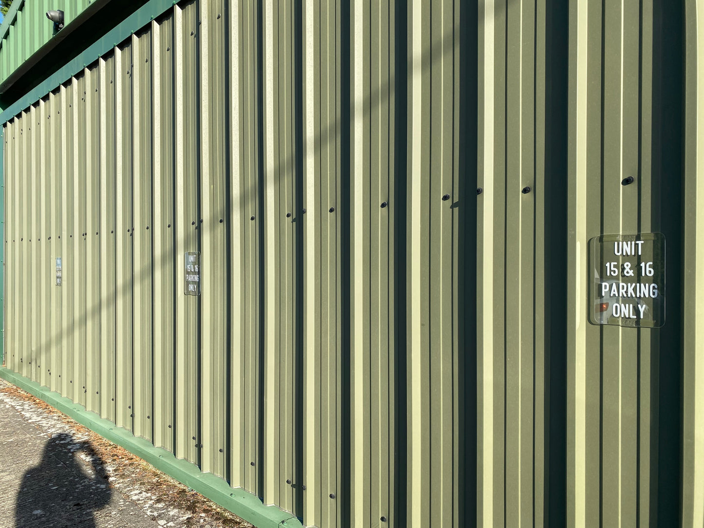 Clear Rectangle Shaped Wall Signs