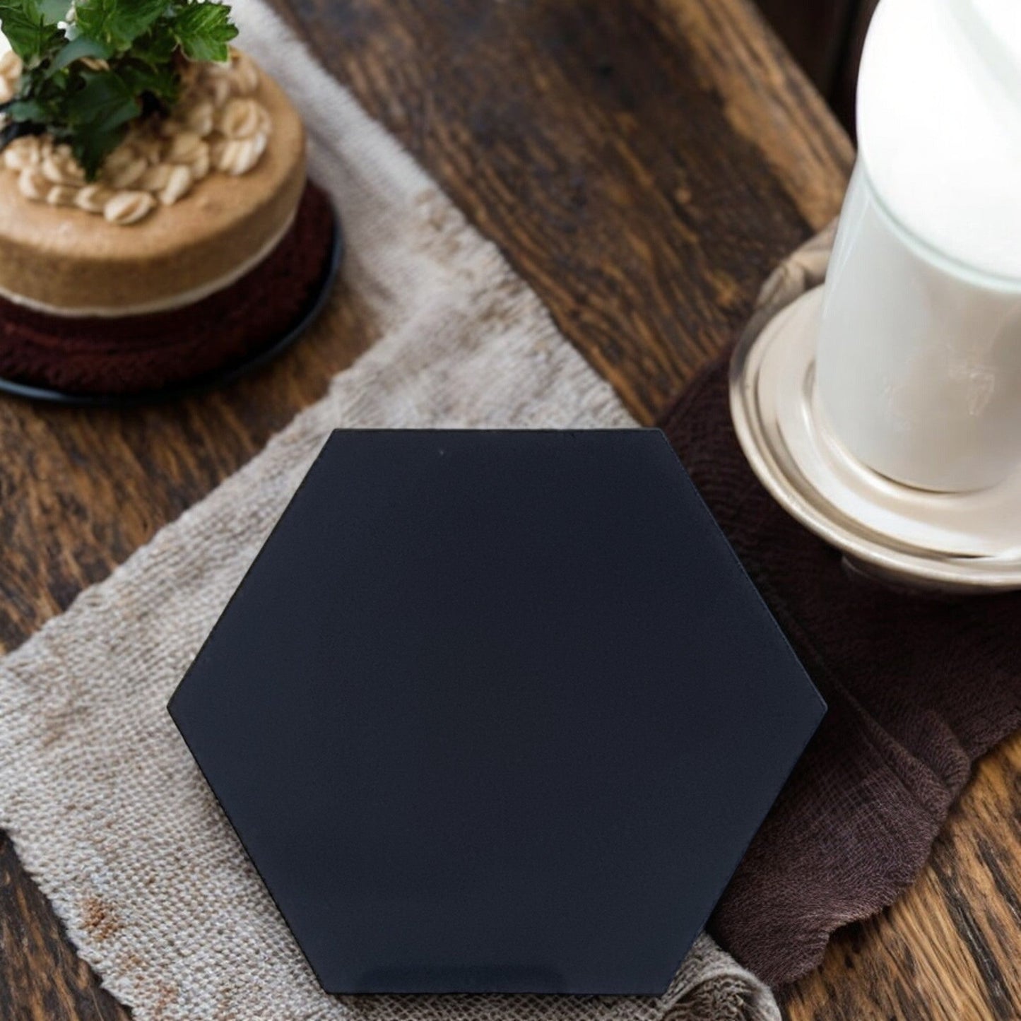 Hexagon Placemats & Coasters - Matt Colours