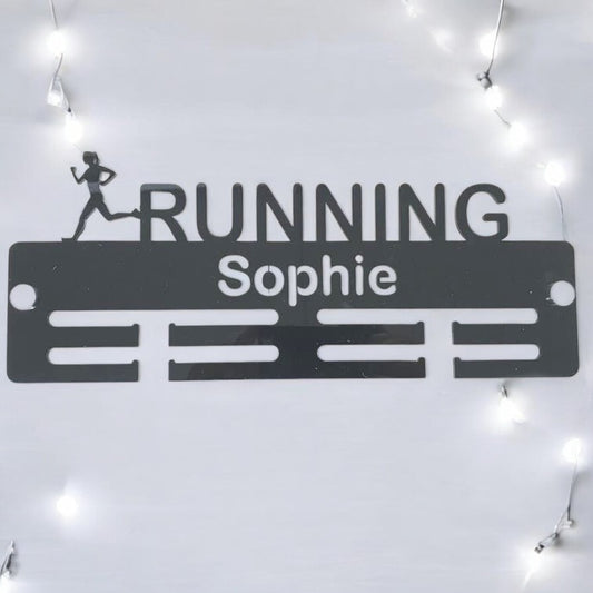 Running Medal Hanger (Lady) - Gloss