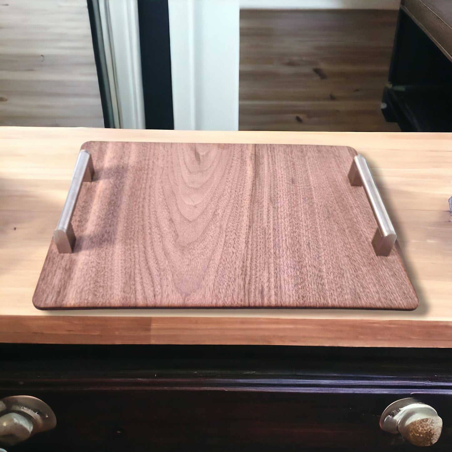 Rectangular Serving Tray with Handles