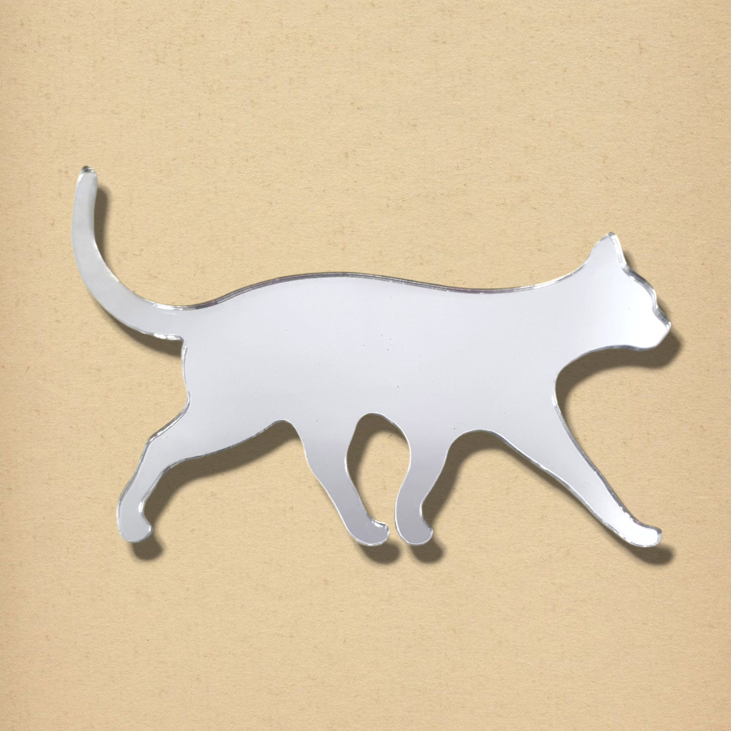 Walking Cat Acrylic Mirror