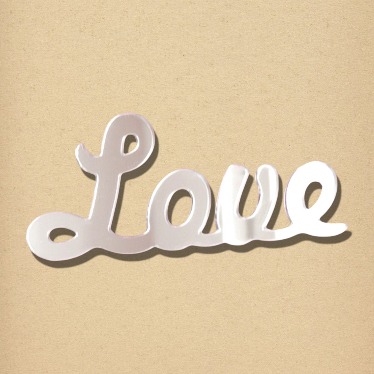 "Love" Script Mirror