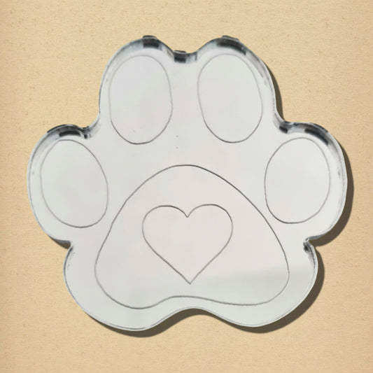 Dog Paw Print Mirror