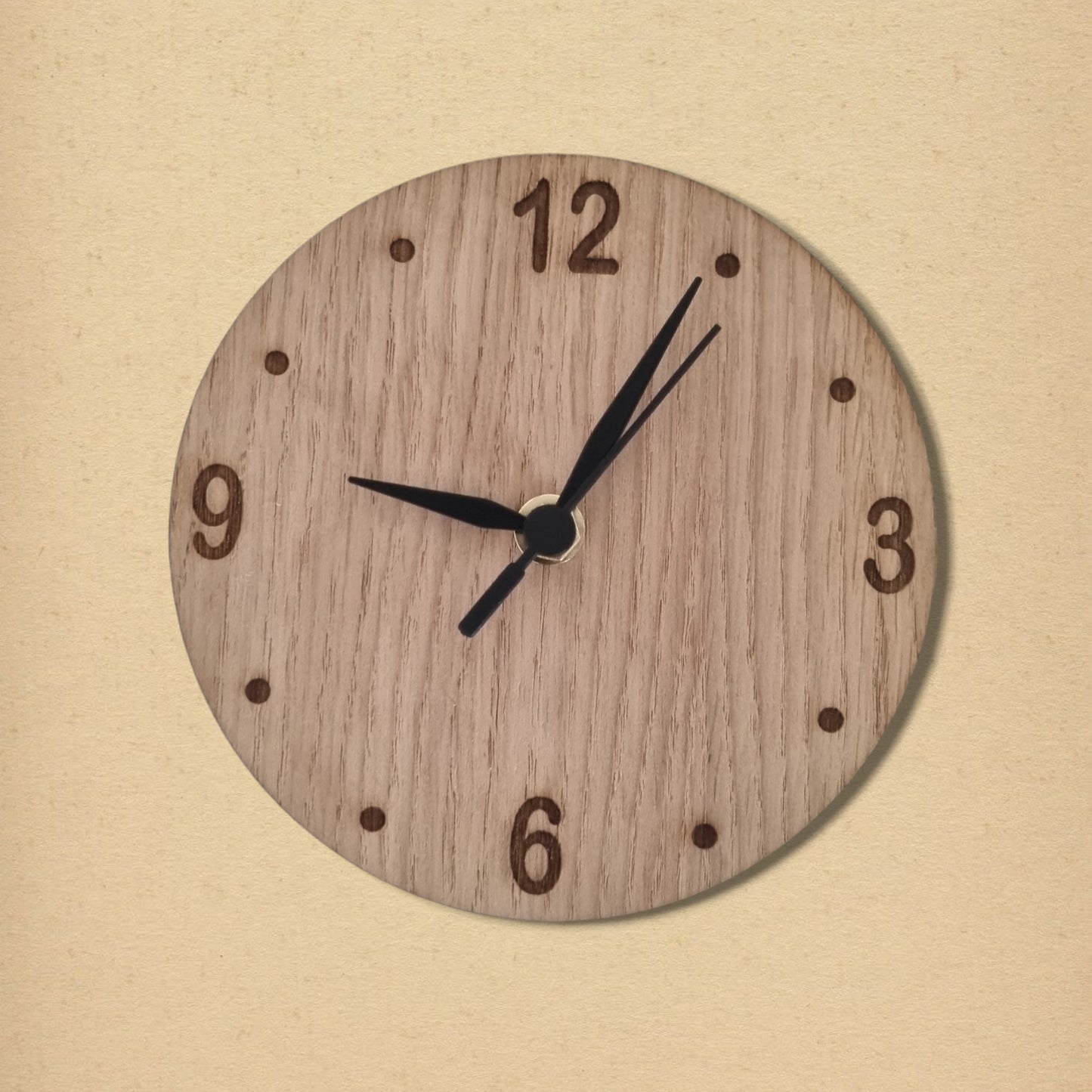 Round Clock - Wooden