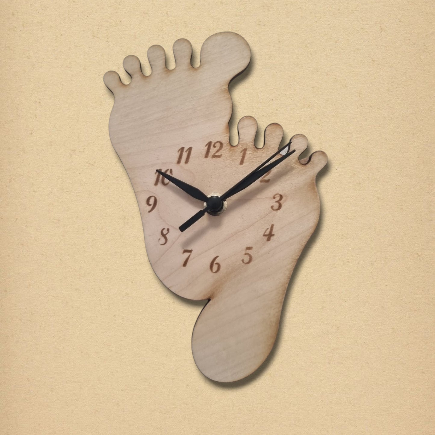 Feet Clock - Wooden