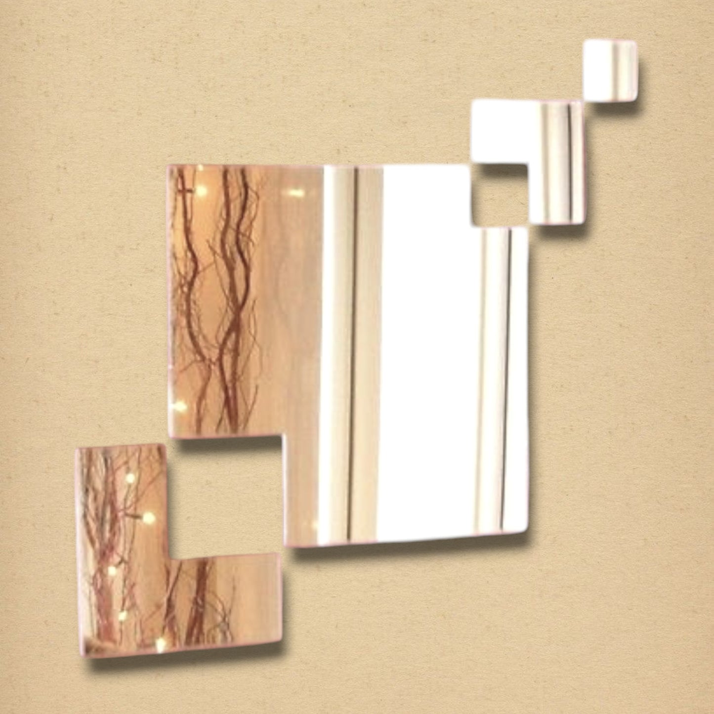 Square Chain Mirror