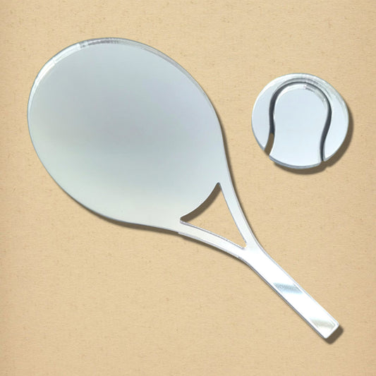 Tennis Racket & Ball Mirror