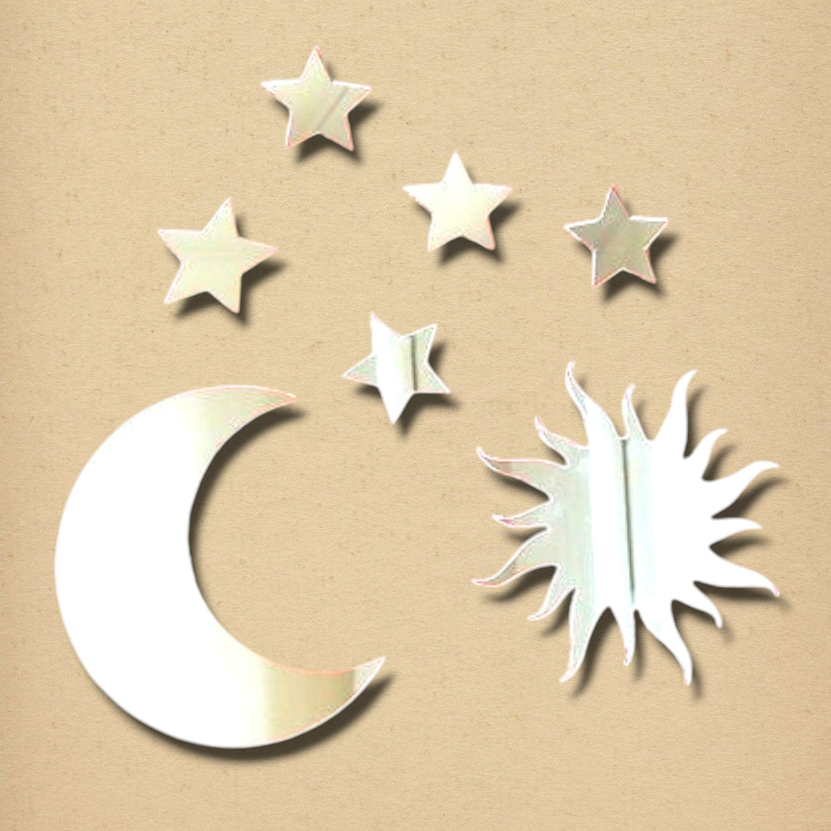 Sun, Moon & Stars Bundle of Mirrors – Servewell