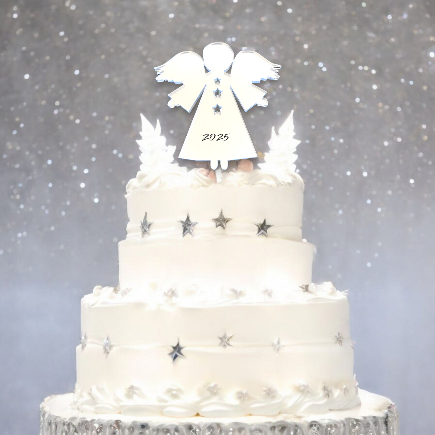 Angel Stars Cake Toppers