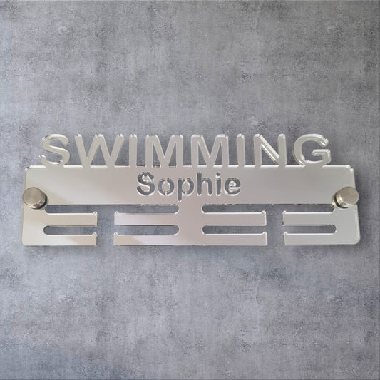 Swimming Medal Hanger - Mirror