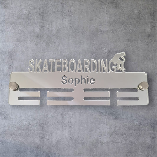 Skateboarding Medal Hanger - Mirror