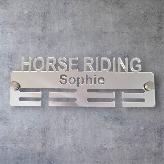 Horse Riding Medal Hanger - Mirror