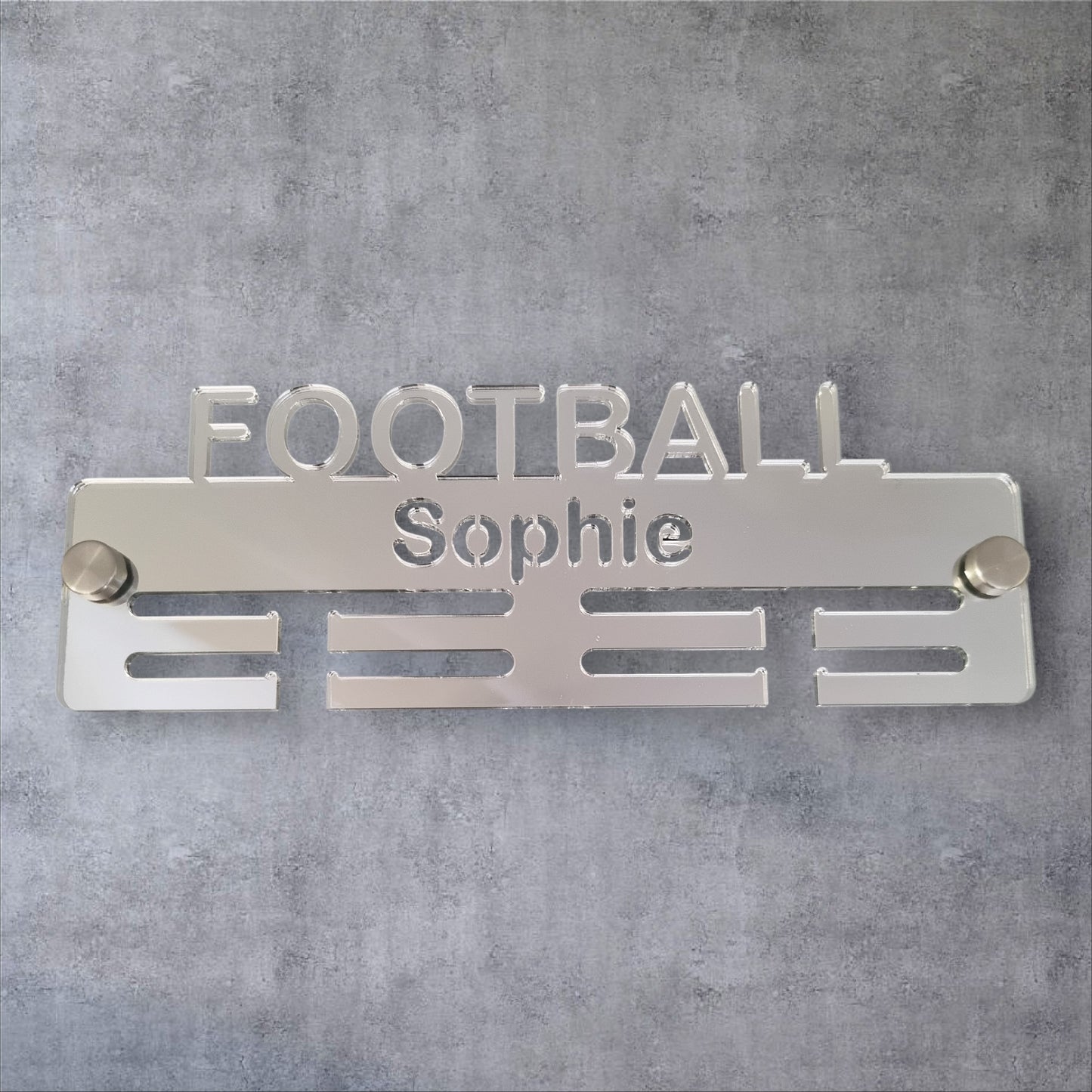 Football Medal Hanger - Mirror