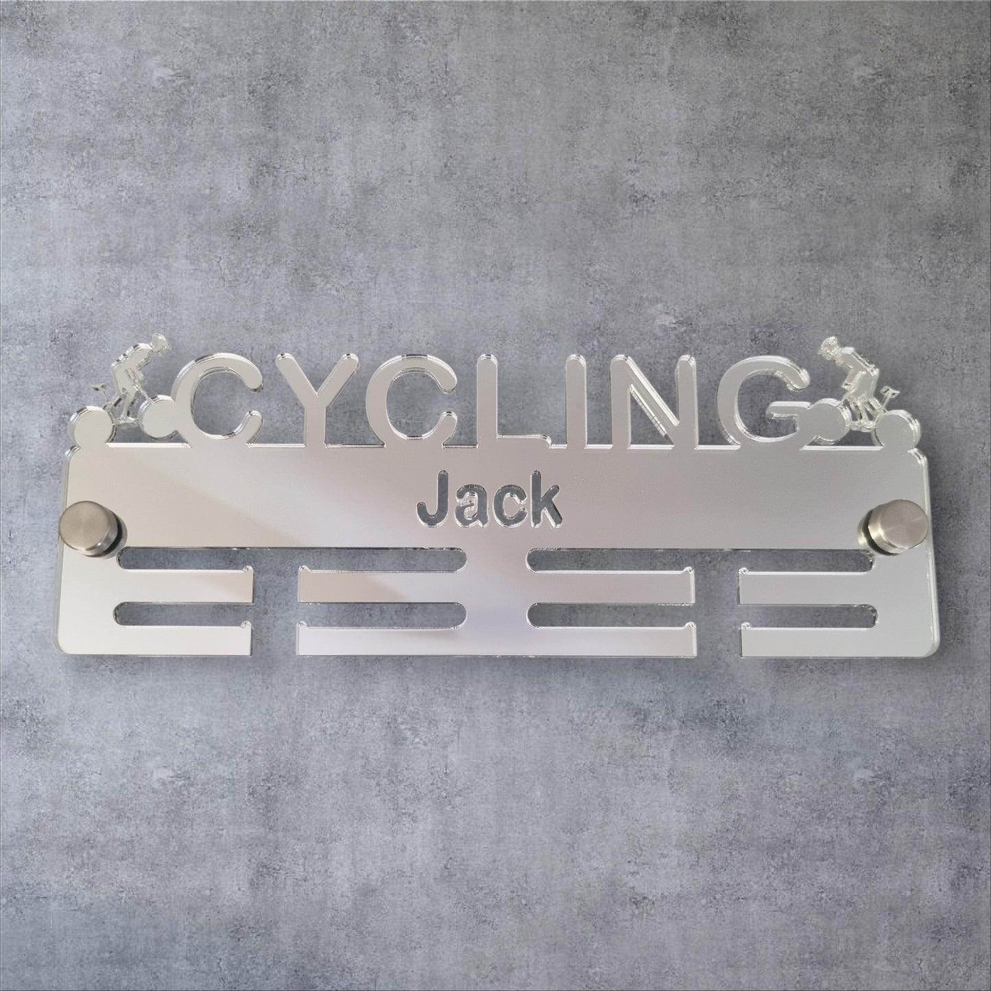 Cycling Medal Hanger - Mirror